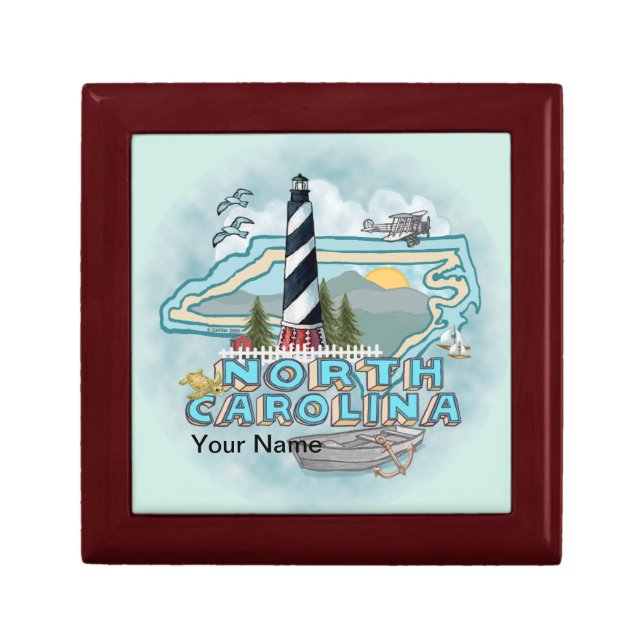 North Carolina Lighthouse Gift Box (Front)