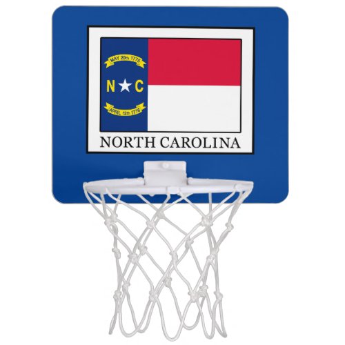 North Carolina Mini Basketball Hoop