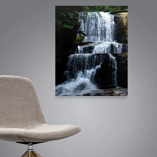 North Carolina Mountain Waterfall Photographic Acrylic Print