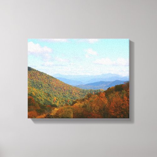North Carolina Mountains Canvas Print