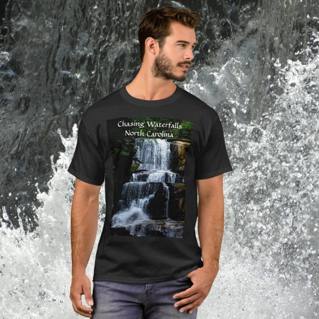 North Carolina Mountains Chasing Waterfalls T-Shirt (Creator Uploaded)
