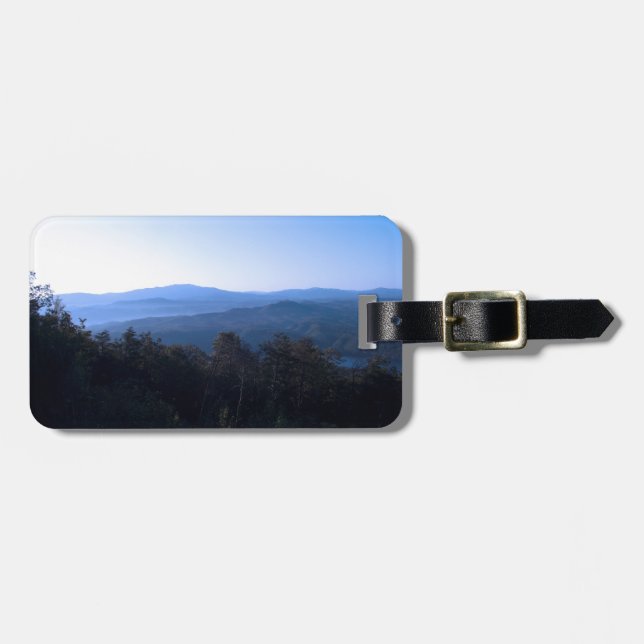 North Carolina Mountains Luggage Tag (Front Horizontal)