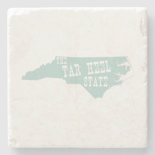 North Carolina Nickname Tar Heel State Stone Coaster