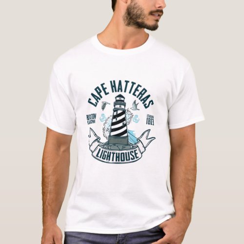 North Carolina Outer Banks Vintage Cape Hatteras L T_Shirt