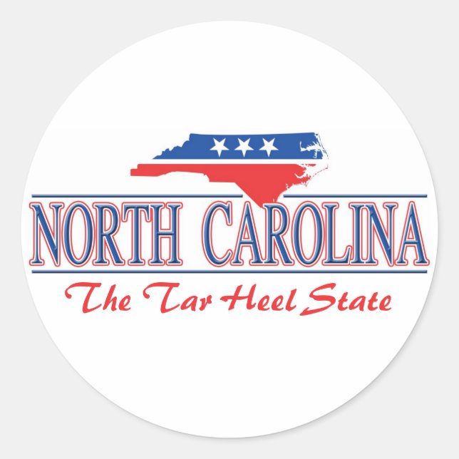 North Carolina Patriotic Stickers (Front)