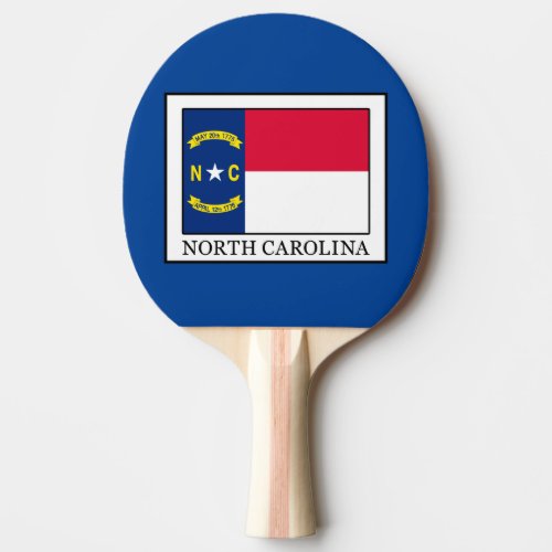 North Carolina Ping Pong Paddle