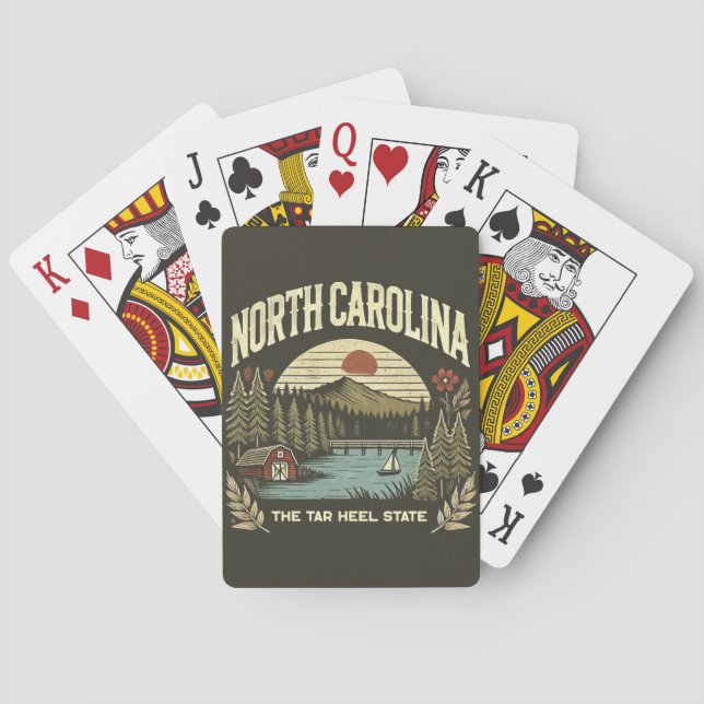 North Carolina Poker Cards (Back)
