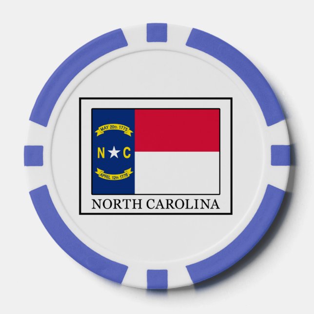 North Carolina Poker Chips (Front)