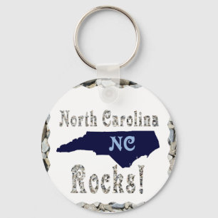 NORTH CAROLINA ROCKS-KEYCHAIN KEYCHAIN