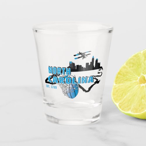 North Carolina Shot Glass