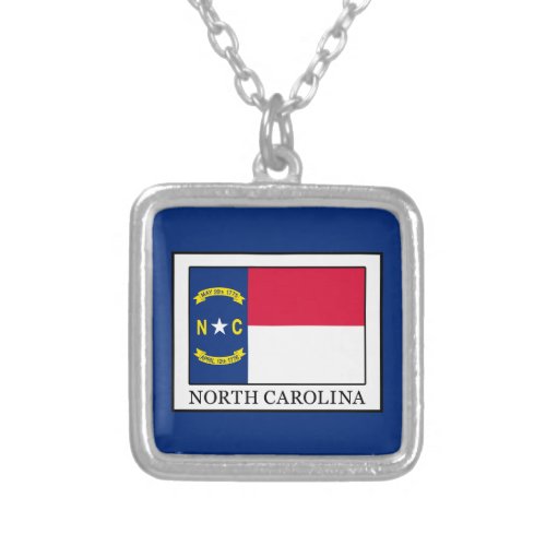 North Carolina Silver Plated Necklace