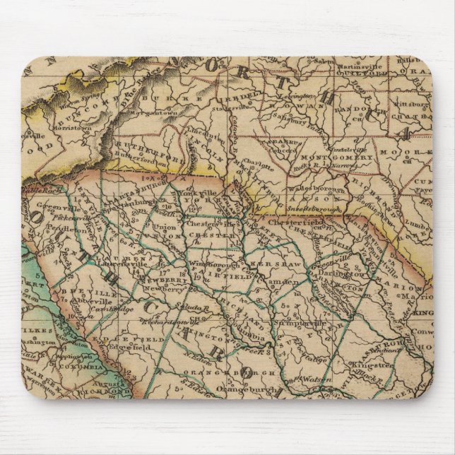 North Carolina, South Carolina, Georgia Mouse Pad (Front)