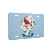 Patriotische Gartenflagge 4th Of July Mit Rotkehlchen & Blüten – Doppelseitig, 12x18 Zoll, Wetterfest Aus Polyester, Für Draußen