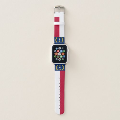 North Carolina State Flag Apple Watch Band