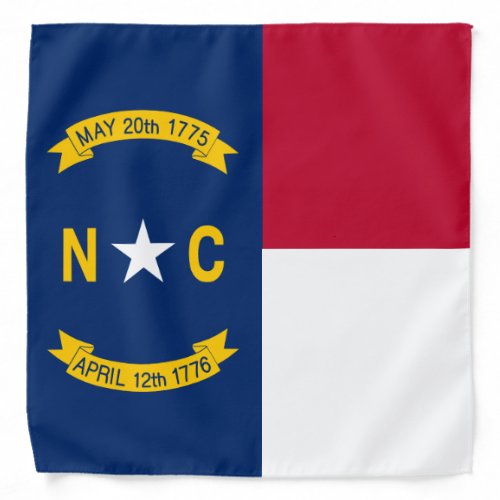 North Carolina State Flag Bandana