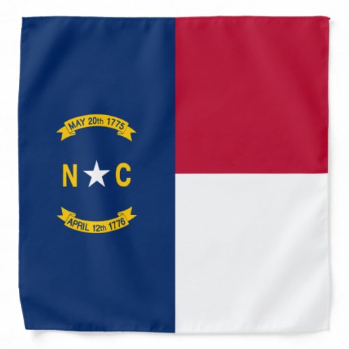 North Carolina State Flag Bandana