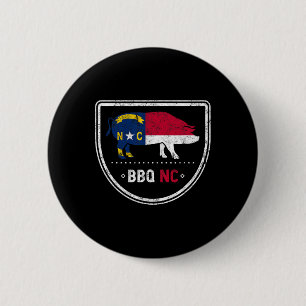 North Carolina State Flag Bbq Nc  Button