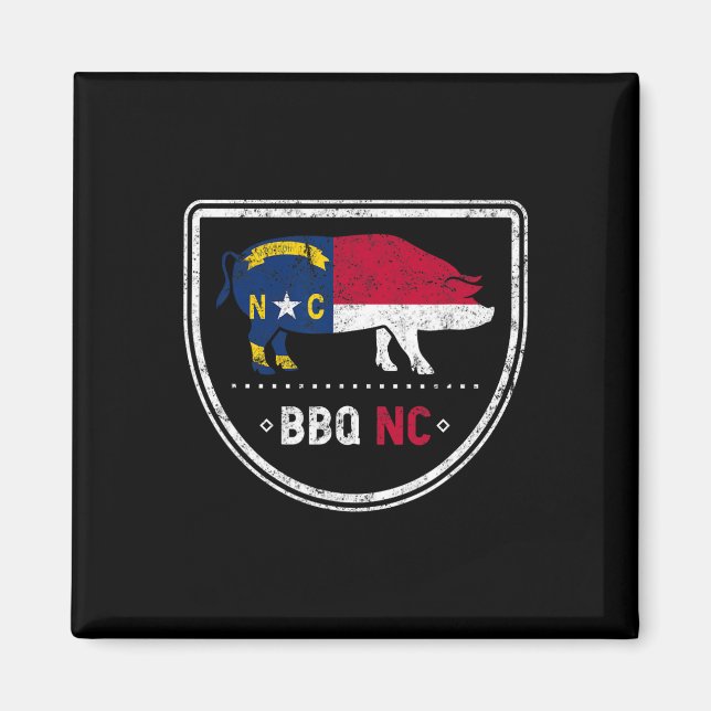 North Carolina State Flag Bbq Nc  Magnet (Front)