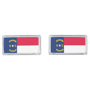 North Carolina State Flag Design Cufflinks