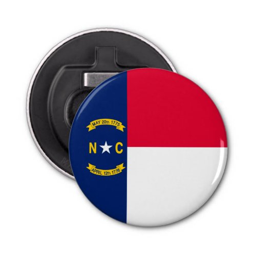 North Carolina State Flag Design Decor Bottle Opener