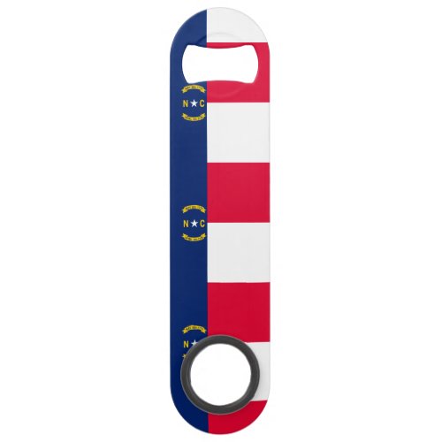 North Carolina State Flag Design Speed Bottle Opener