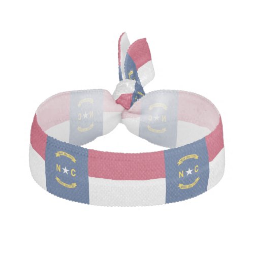 North Carolina State Flag Elastic Hair Tie