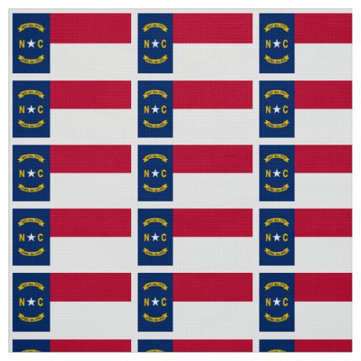 North Carolina State Flag Fabric