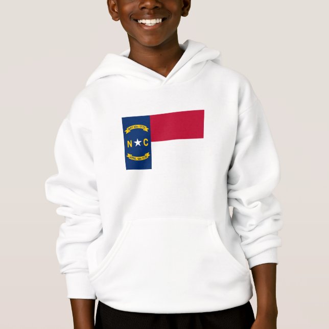 North Carolina State Flag Hoodie (Front)