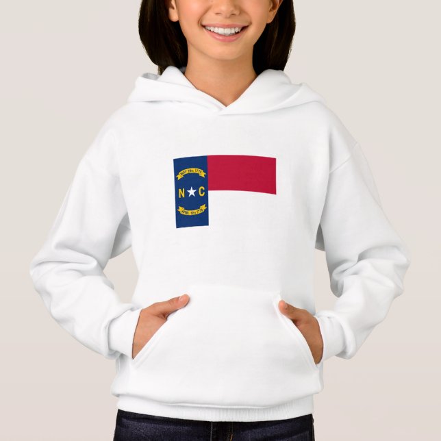 North Carolina State Flag Hoodie (Front)
