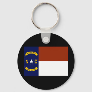 North Carolina State Flag Keychain
