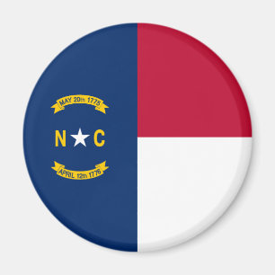 North Carolina State Flag Magnet