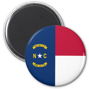 North Carolina State Flag Magnet
