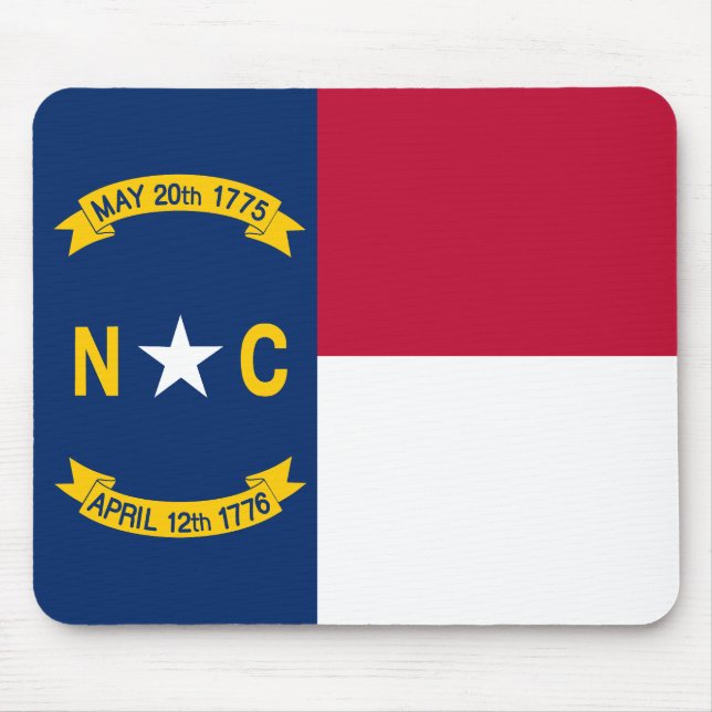 North Carolina State Flag Mouse Pad (Front)