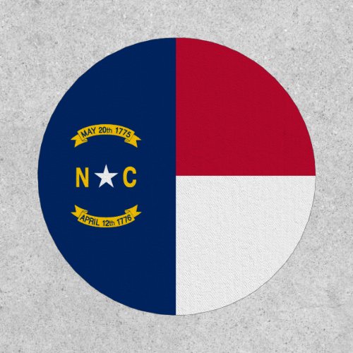 North Carolina State Flag Patch