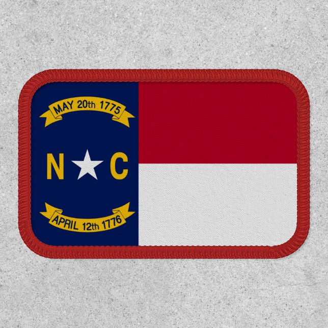 North Carolina State Flag Patch (Front)