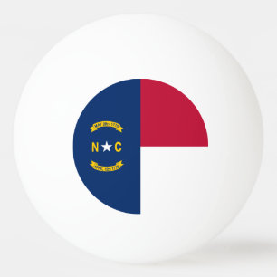 North Carolina State Flag Ping Pong Ball