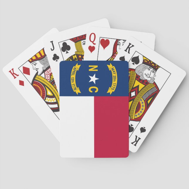 North Carolina State Flag Poker Cards (Back)