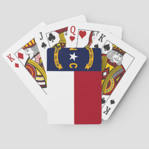 North Carolina State Flag Poker Cards