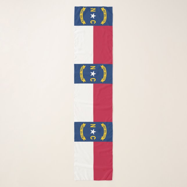North Carolina State Flag Scarf (Front)