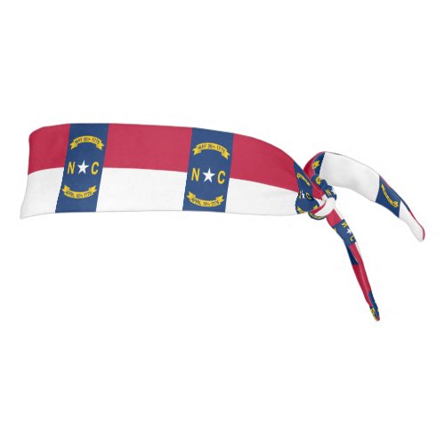 North Carolina State Flag Tie Headband