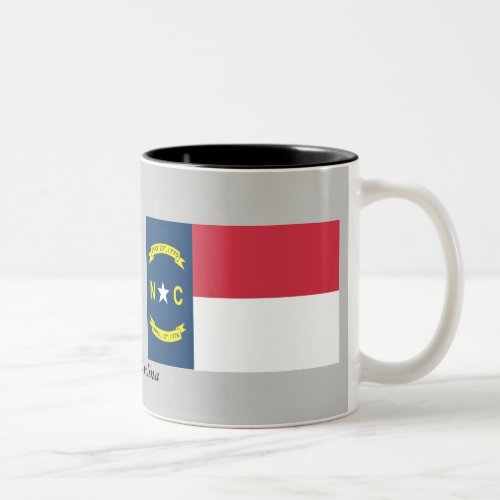 North Carolina State Flag Two_Tone Coffee Mug