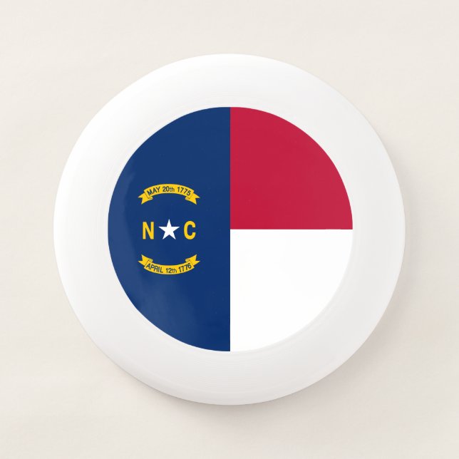 North Carolina State Flag Wham-O Frisbee (Front)