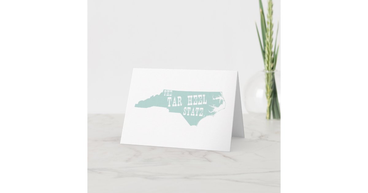 North Carolina State Motto Slogan Greeting Card