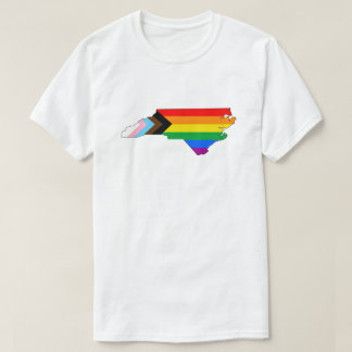 North Carolina State Pride LGBTQ Progress Pride T-Shirt