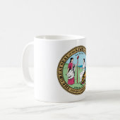 North Carolina state seal america republic symbol Coffee Mug (Front Left)