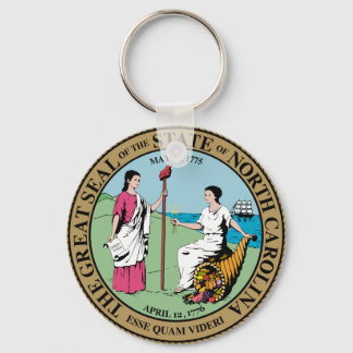North Carolina State Seal Keychain