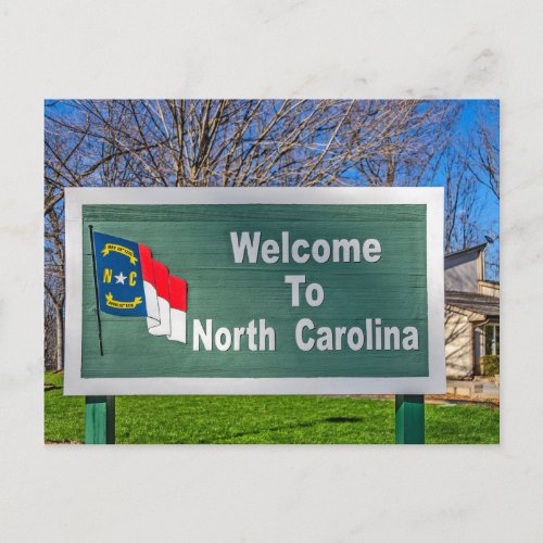 North Carolina State Sign Postcard