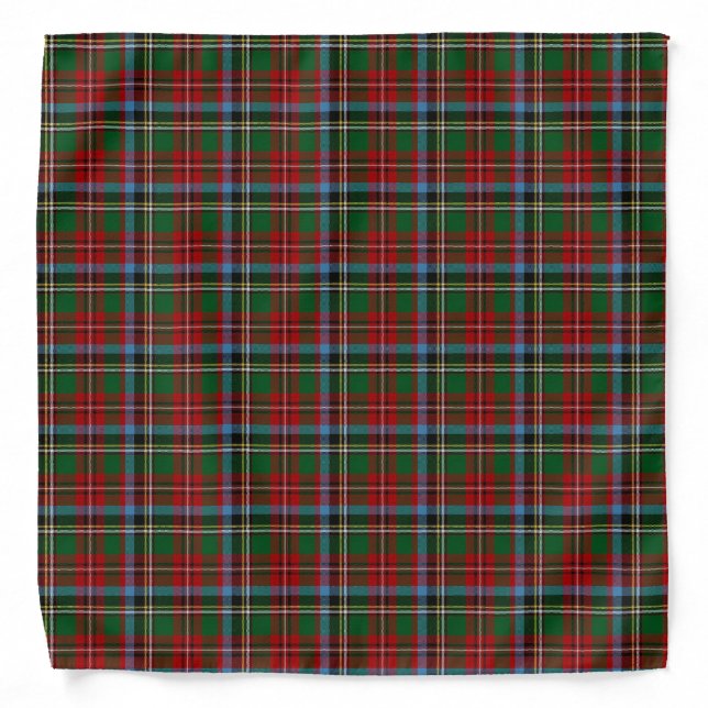 North Carolina State Tartan Bandana (Front)