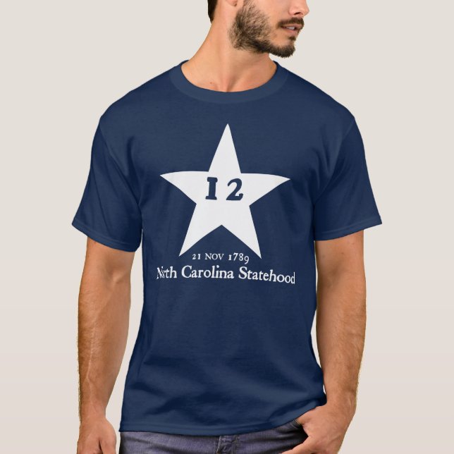 North Carolina Statehood T-Shirt (Front)