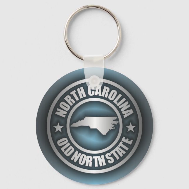 "North Carolina Steel 2" Keychain (Front)